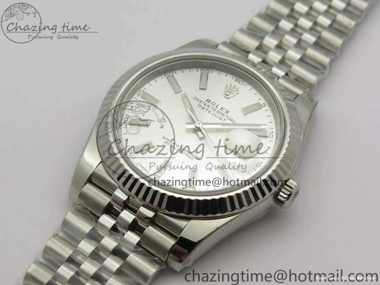 Good Copy Rolex Watches 1:1 DateJust Bracelet Silver MoistureWicking Stick Edition On Jubilee Markers Best 228238 A Dial 3511 SS Noob 1230